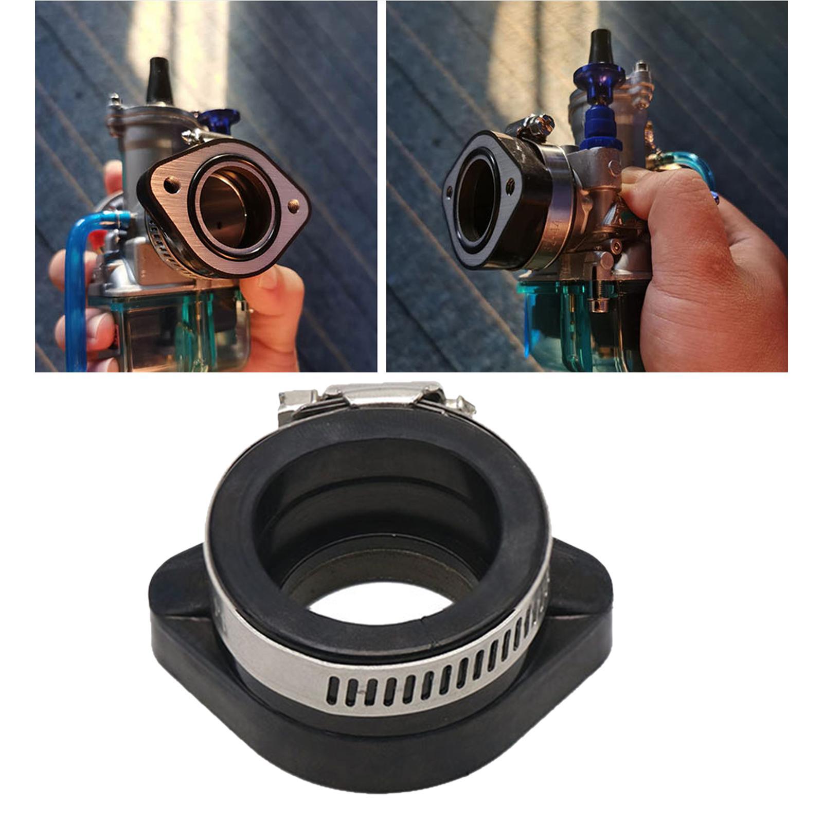 2  30mm Carb Flange Intake Adapter Manifold Boot for  ATV Carburetor