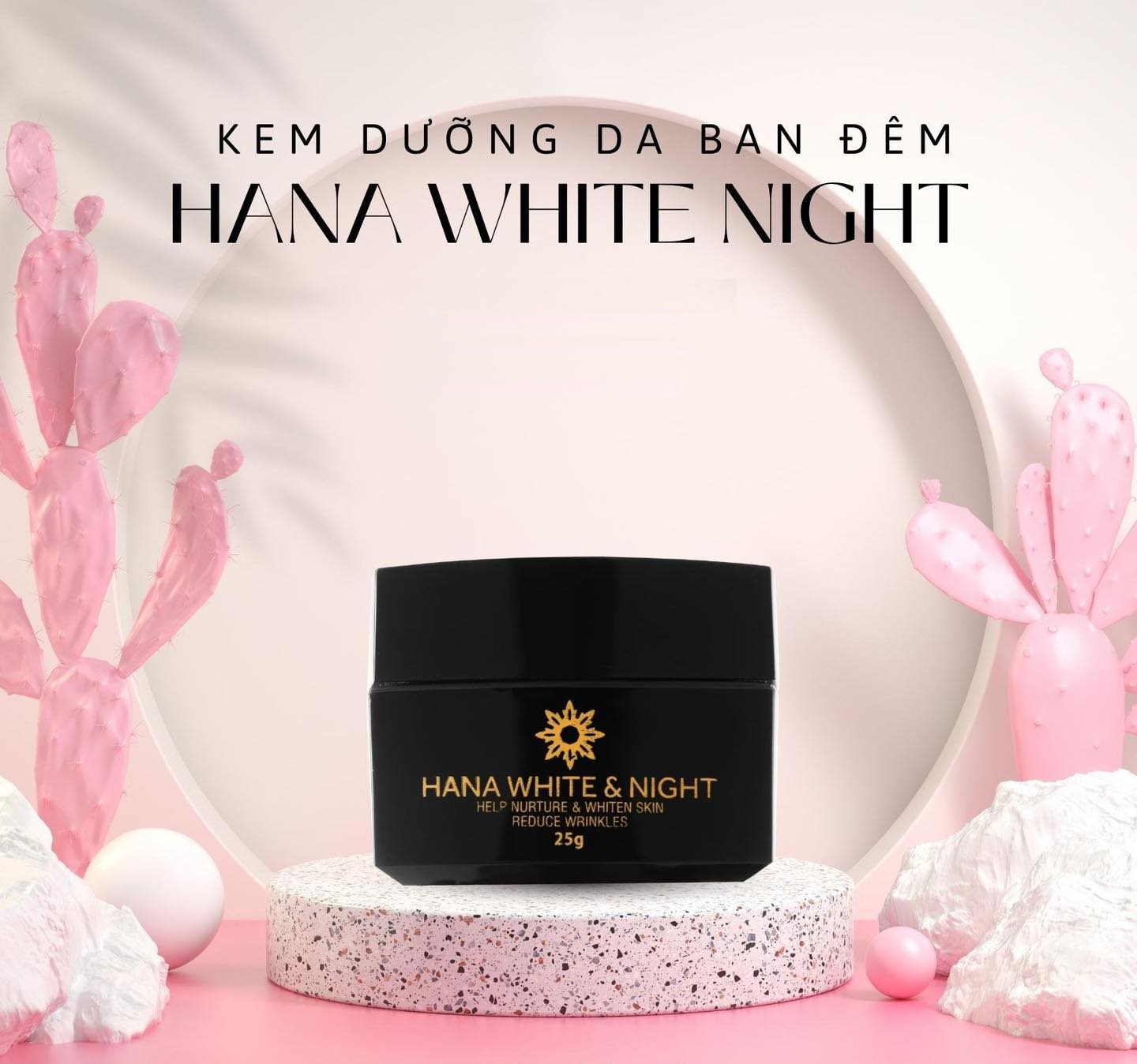 Kem Hanayuki Dưỡng Ẩm Trắng Da Ngày Và Đêm Hanayuki White Day & Night Hanayuki Chính Hãng