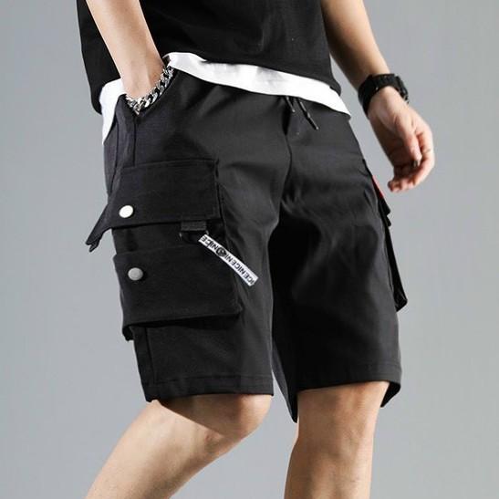 Quần short nam nữ unisex túi hộp chất vải kaki co giãn cực ngầu (SdayNl.ke)