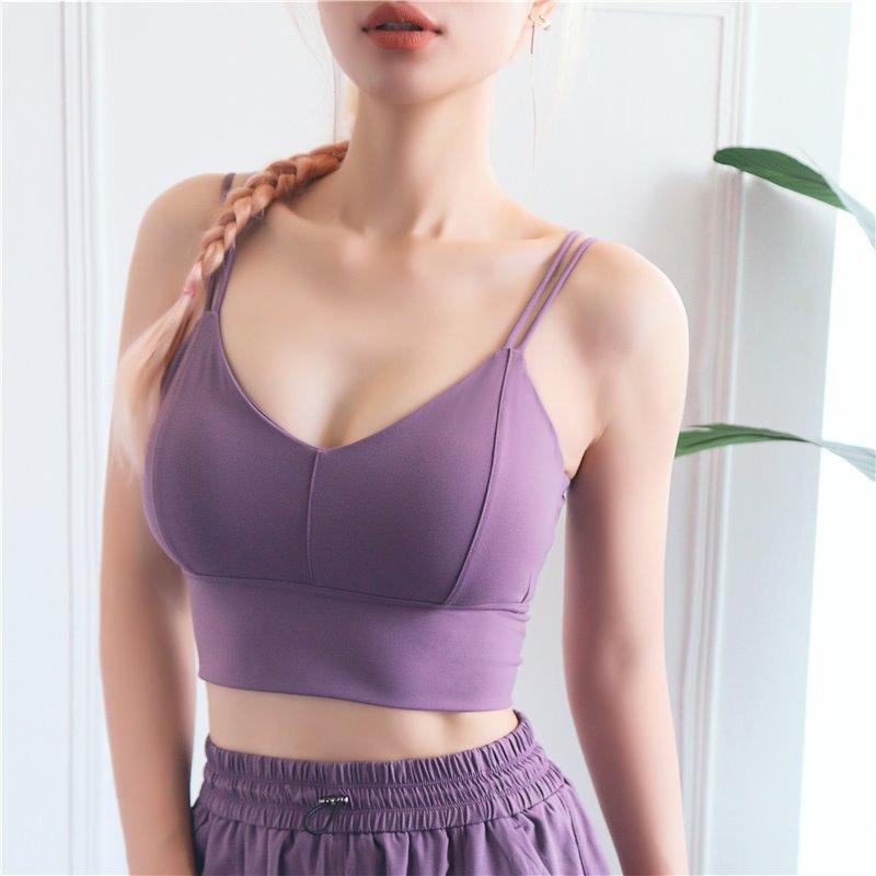 Lulu Nữ Ống Top Cao Impac Trắng Áo Ngực Thể Thao Thoáng Khí Thoáng Áo Bralette Tập Gym Yoga Ngực Thể Thao Crop Top người Phụ Nữ Quần Áo