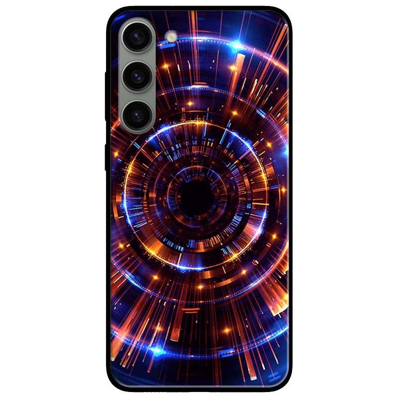 Ốp lưng dành cho Samsung S23 - S23 Plus - S23 Ultra - A34 5G - A54 5G mẫu Vòng Tròn Vàng Xanh