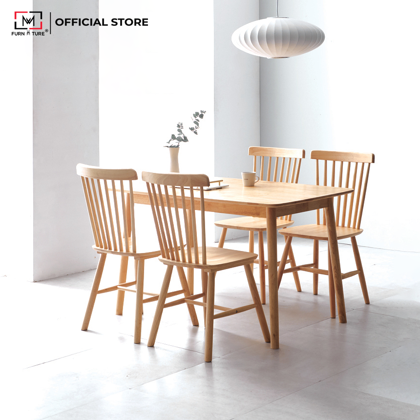 GHẾ GỖ ĐA NĂNG - WINDSOR CHAIR - NATURAL