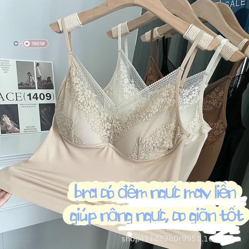Bra su ren 2 dây dáng dài có đệm ngực may liền cho nữ