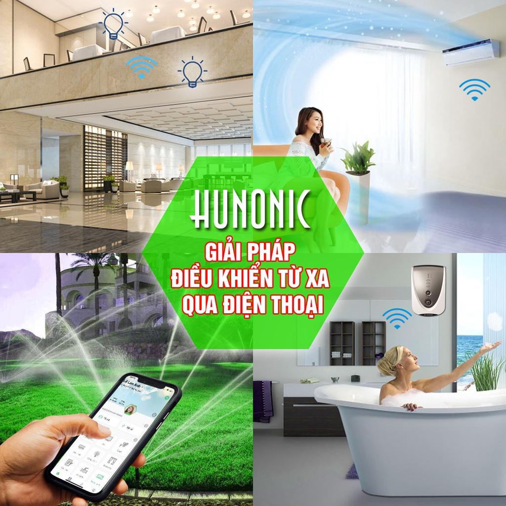 Công Tắc Cảm Ứng Datic Điều Khiển Mọi Thiết Bị Từ Xa Bằng Wifi Qua Điện Thoại, Thương Hiệu Hunonic, Hàng Việt Nam.