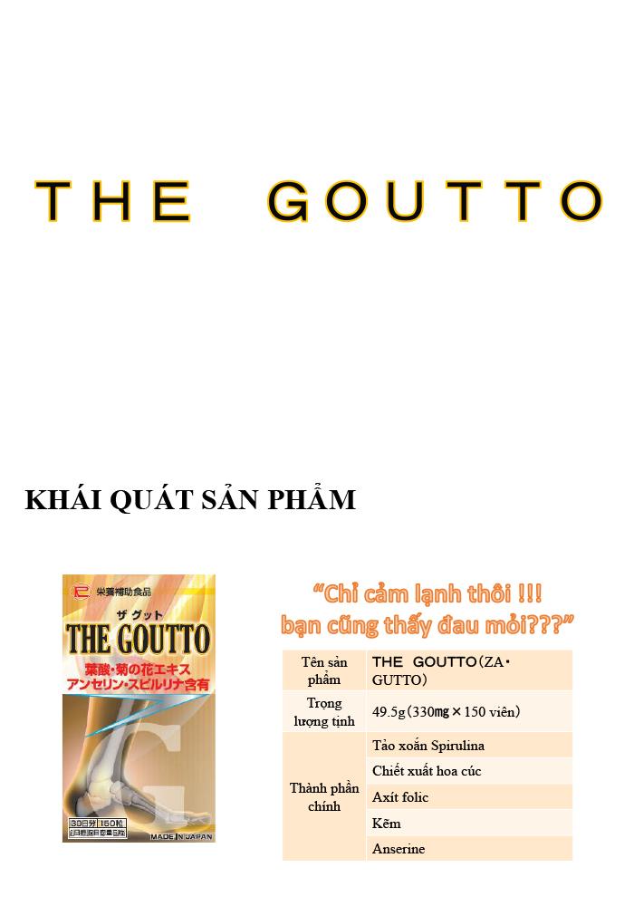 THE GOUTTO Nhật Bản - Thần Dược Hỗ Trợ Điều Trị Bệnh Gout