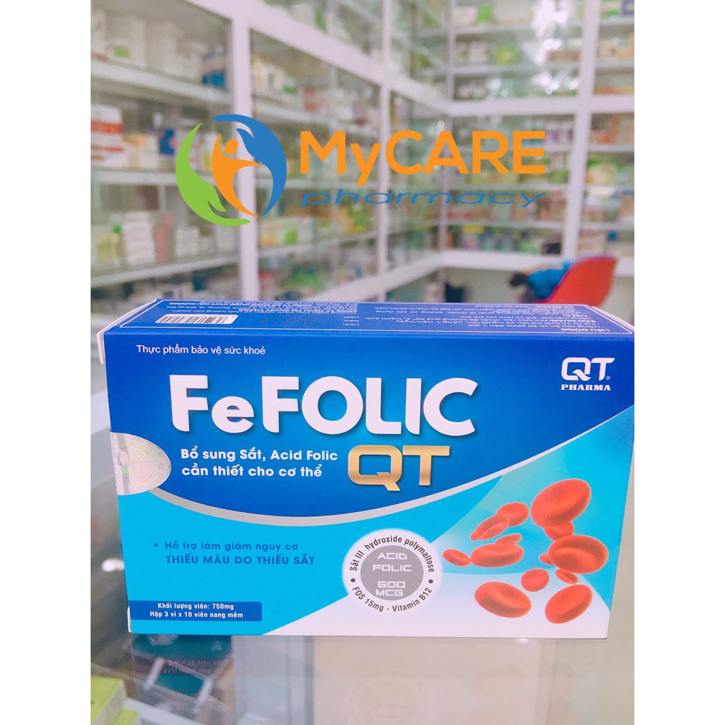 Thực phẩm bảo vệ sức khỏe Fe Folic QT