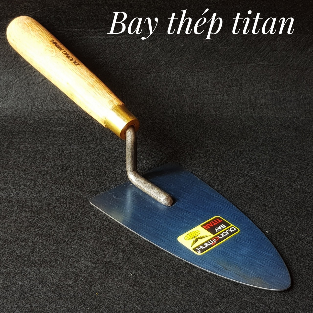 Bay xây dựng Bay thép xanh TITAN, bay làm vườn, bay cao cấp, bay thợ hồ, dụng cụ xây dựng