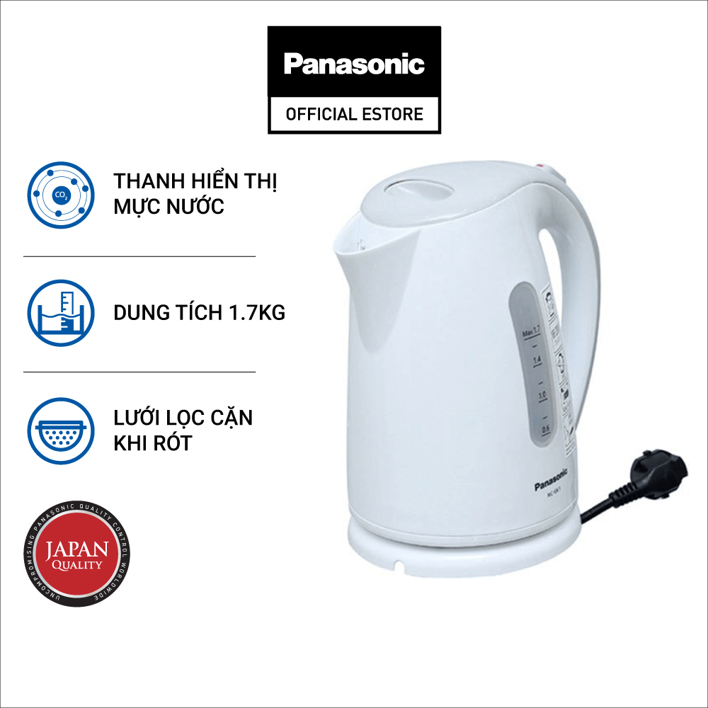 Bình đun siêu tốc Panasonic NC-GK1WRA - Hàng Chính Hãng