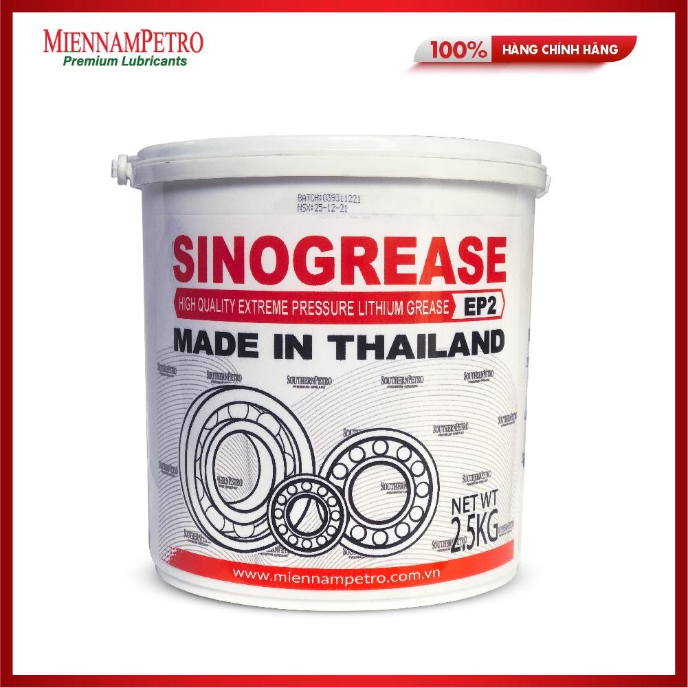 Mỡ Bôi Trơn MiennamPetro Sinogrease EP2 2,5KG Bảo Vệ Ô Tô Công Nghiệp Cao Cấp