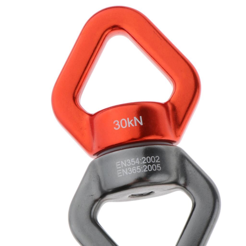Set Of 2 Swing Swivel Rotational Rock Climbing Swivel Hanger Rope Connector