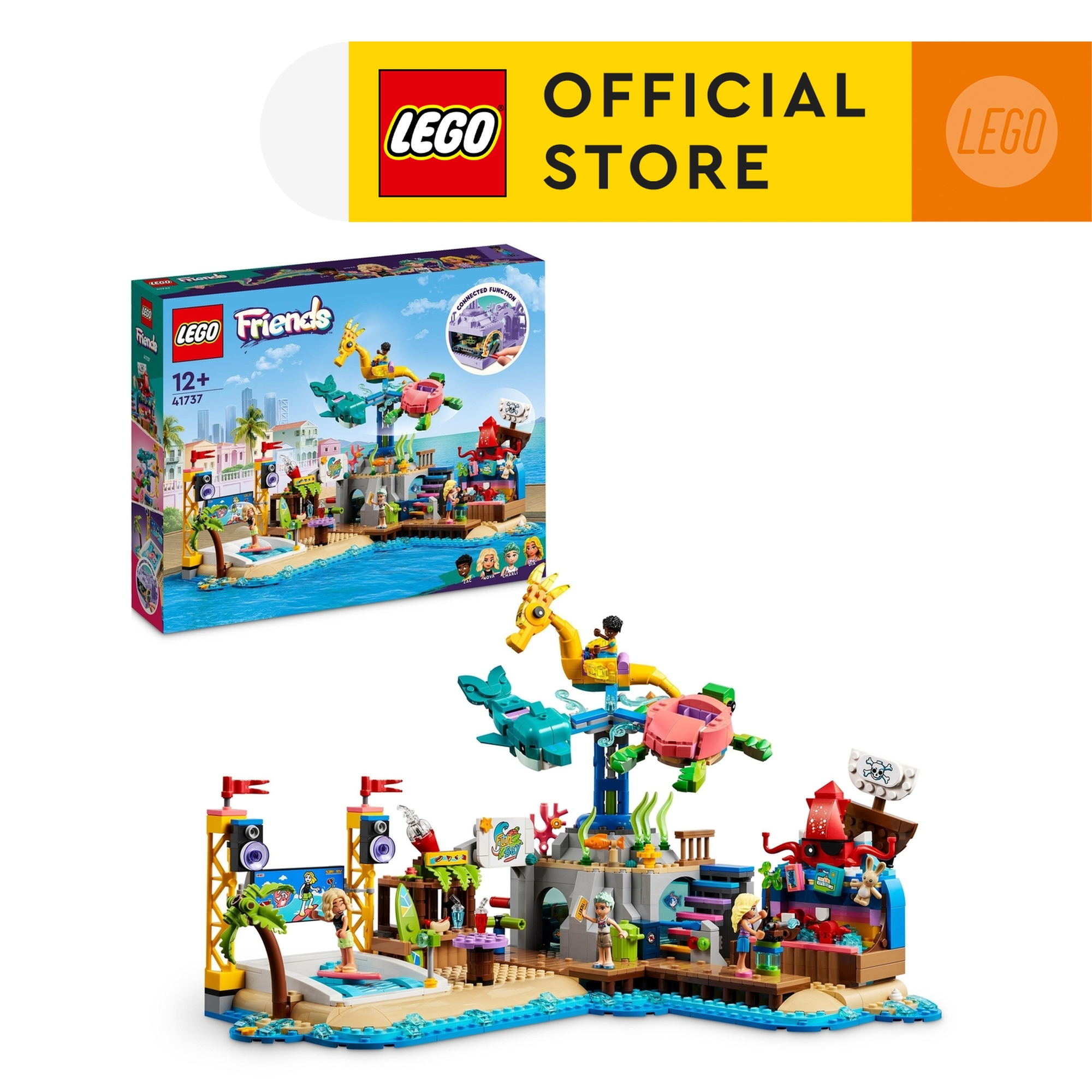 LEGO Friends 41737 Đồ chơi lắp ráp Công viên giải trí ven biển (1,348 chi tiết)
