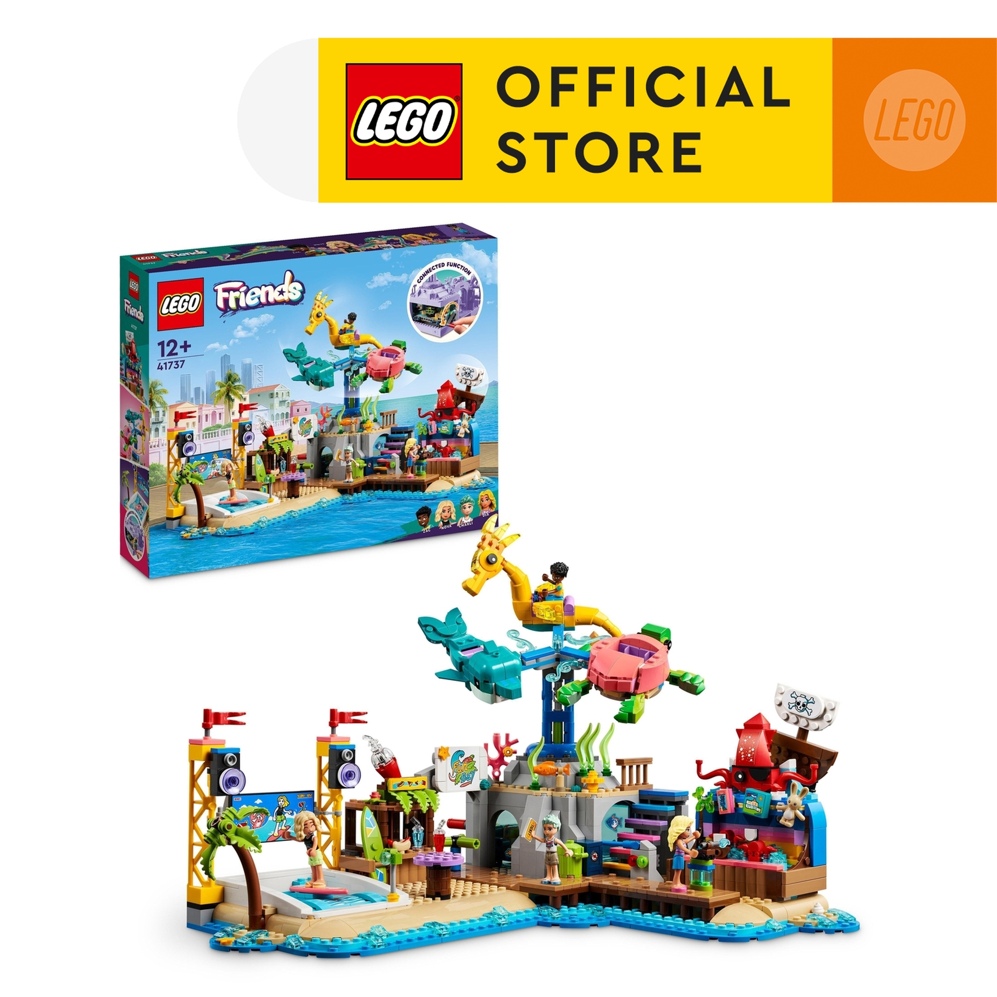 LEGO Friends 41737 Đồ chơi lắp ráp Công viên giải trí ven biển