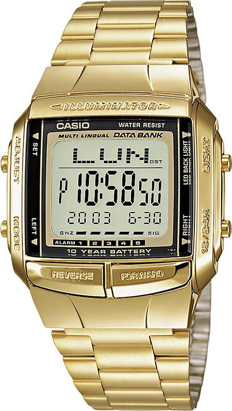 Đồng Hồ Nam Dây Kim Loại Casio DB-360G-9ADF (38mm) - Vàng