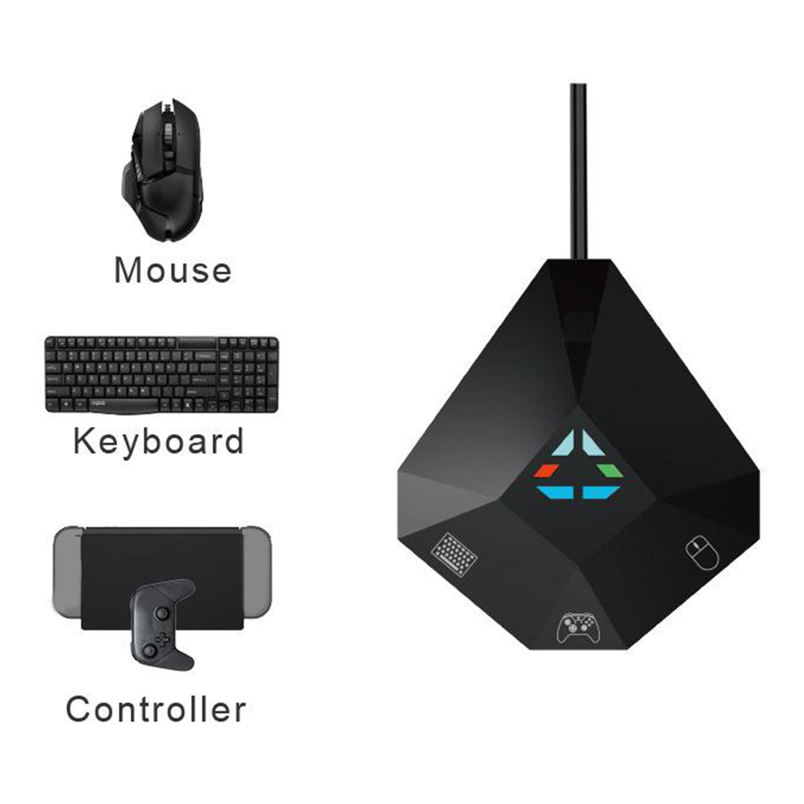 Black USB Keyboard & Mouse Converter for N-Switch Xbox ONE Accessories