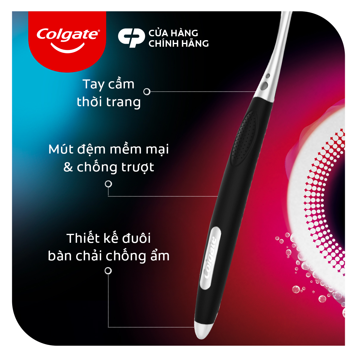 Bộ 2 bàn chải đánh răng Colgate trắng răng Optic White