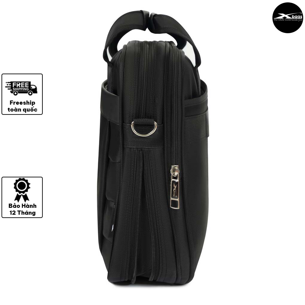 Cặp Doanh Nhân Xbags Expand Pro XB 4002 – Cặp Táp Laptop Cao Cấp, Chống Thấm, Thiết Kế Mở Rộng Tiện Lợi