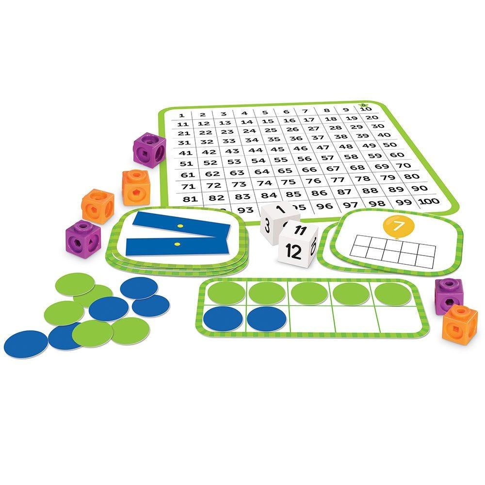 Learning Resources Đồ chơi xây dựng kỹ năng! Học toán tuổi mẫu giáo  - Skill Builders! Kindergarten Math
