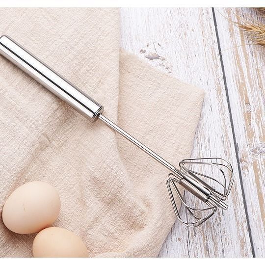 Dụng cụ đánh trứng thông minh nhấn xoay tiện lợi  Inox không gỉ IN55
