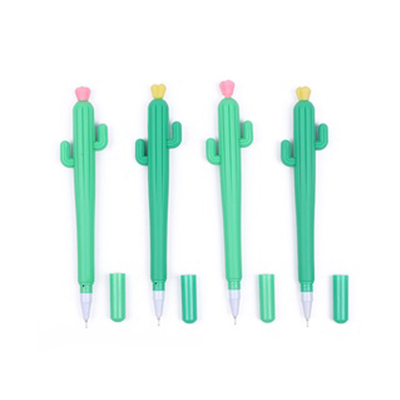 Bút gel hình xương rồng cactus màu xanh dài 15 CM siêu dễ thương dụng cụ học sinh văn phòng phẩm PK1339