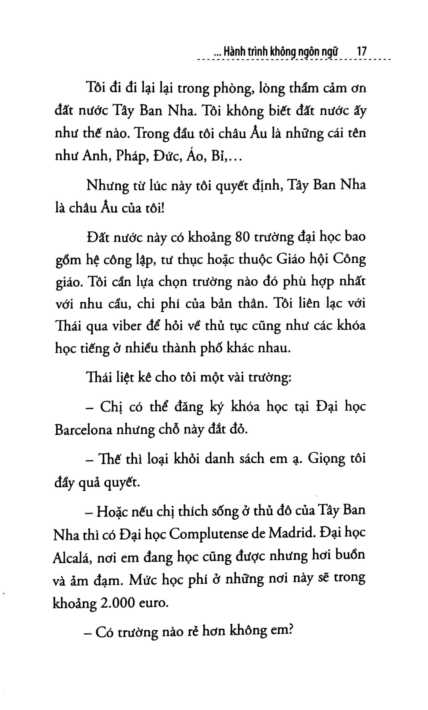 Sách Tây Ban Nha – Hành Trình Không Ngôn Ngữ