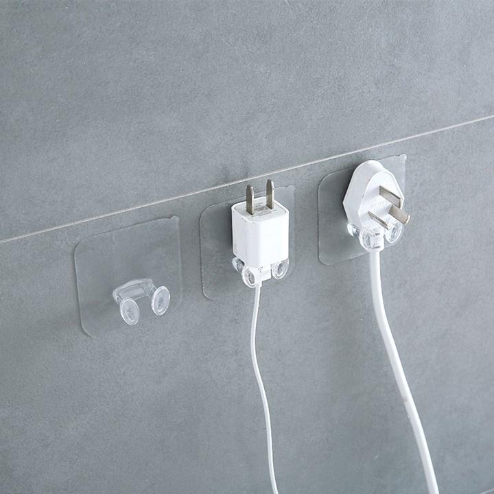 Sỉ 100 Móc Treo Phích Cắm Điện Treo Dây Điện H005