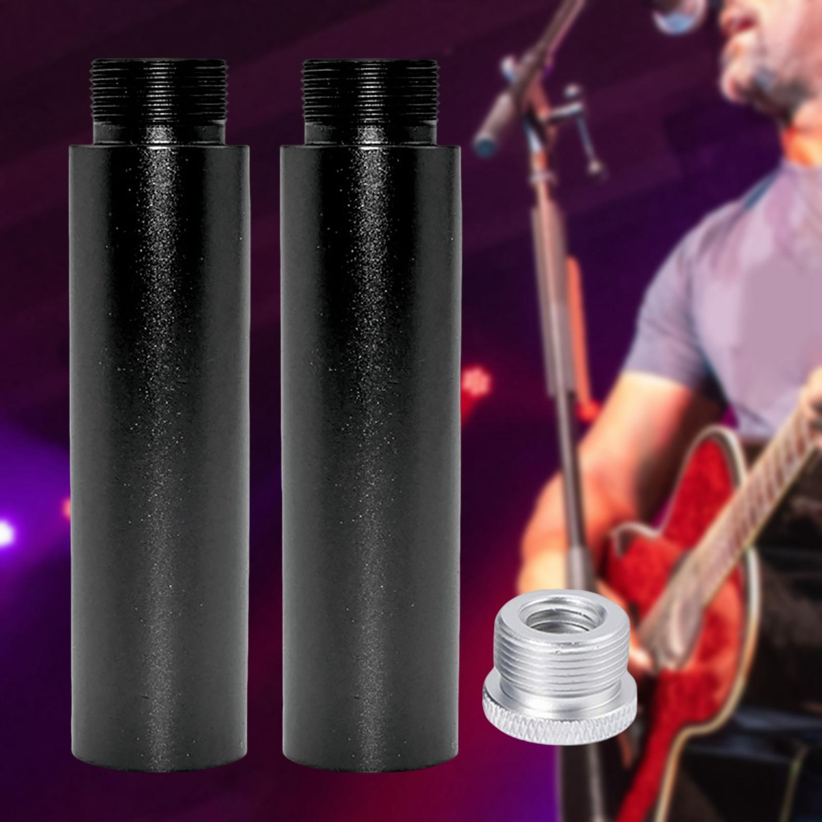 2Pcs Aluminum Alloy Mic Stand Extension Tube for Desk Stands & Arm Stand