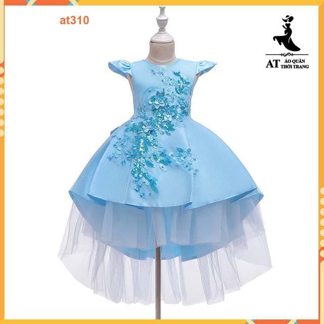 Đầm bé gái cao cấp hàng quảng châu dành cho bé từ 10kg đến 45kg- thấm hút mồ hôi-đúng như hình-miễn phí đổi hàng AT310