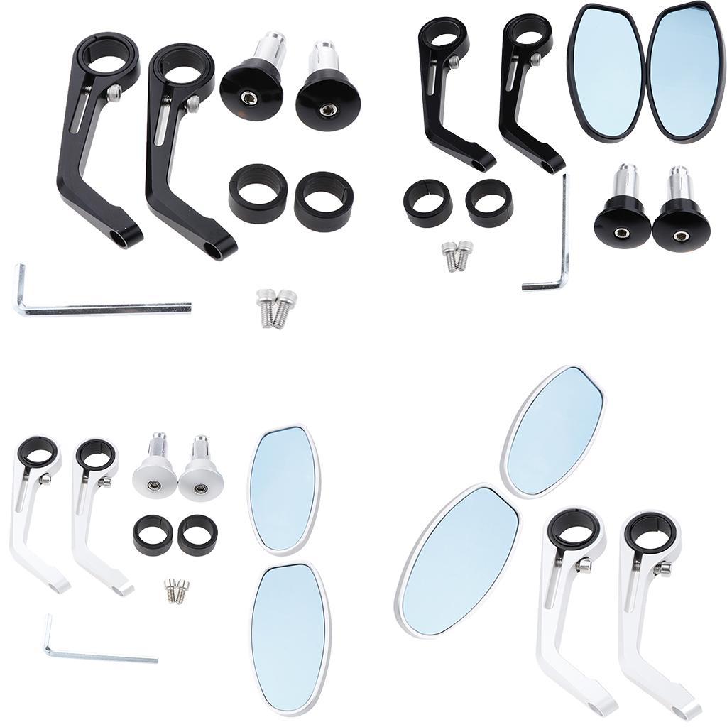 2 Pieces Motorcycle Side Mirror for Motorbike,Dirt Bike and Scooter