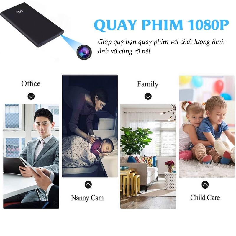 Camera IP sạc dự phòng H8 - Kết nối wifi quay video 4K xem từ xa qua điện thoại