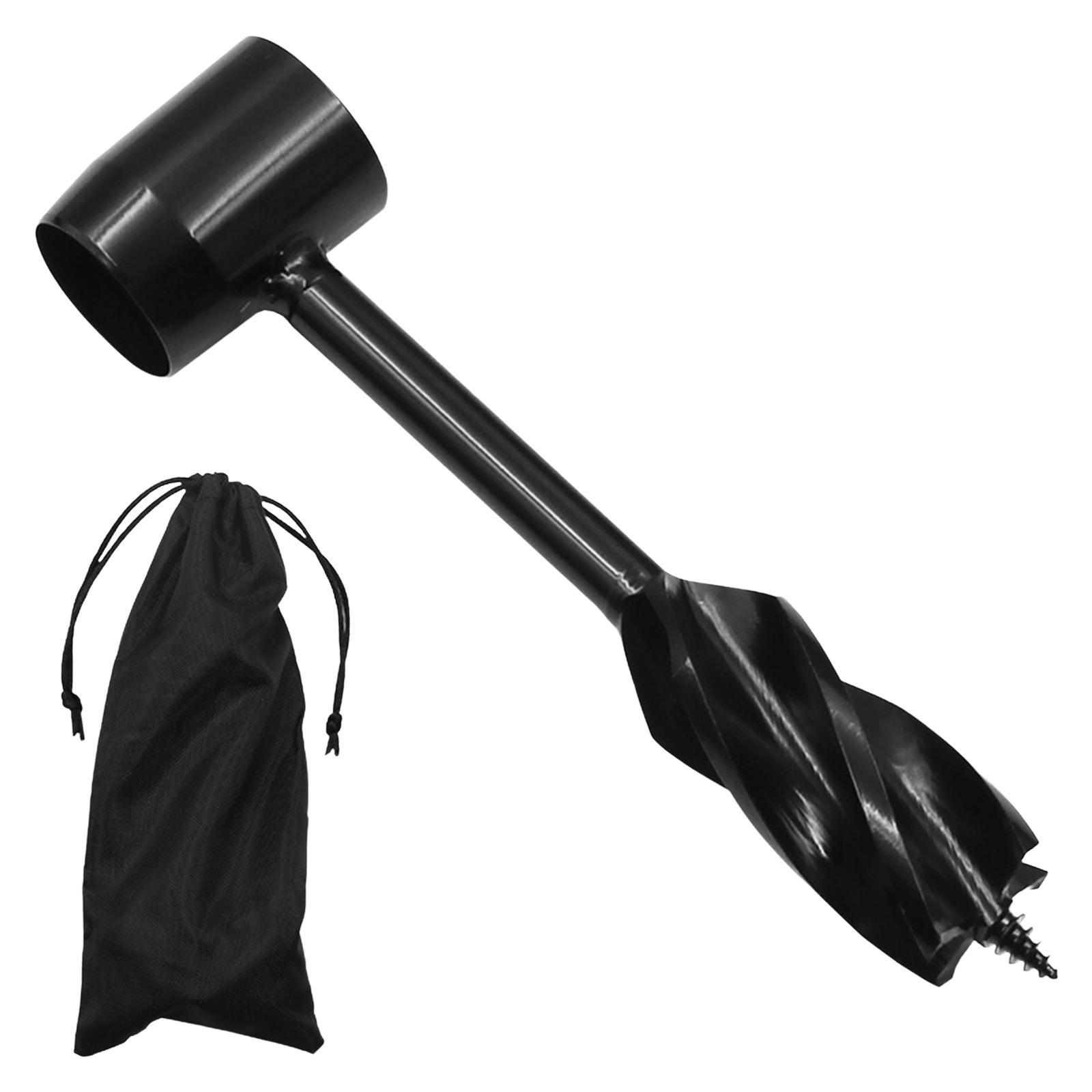 Bushcraft Settlers Tool for Survival Wood Auger Drill Bit Bushcraft Gear Hand Auger Drill Wood for Survival Travel Camping Outdoor