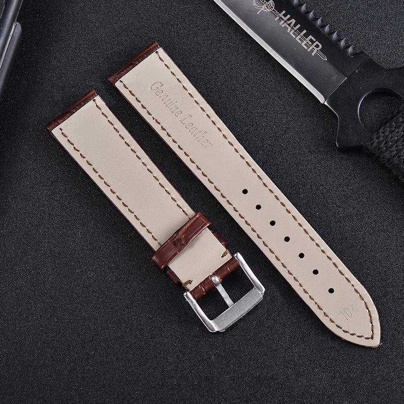 Dây Da Đồng Hồ Da Bò Italy AmaPeter Mềm mại chống thấm nước BO-37 nhiều size 12 14 16 18 20 22 24mm