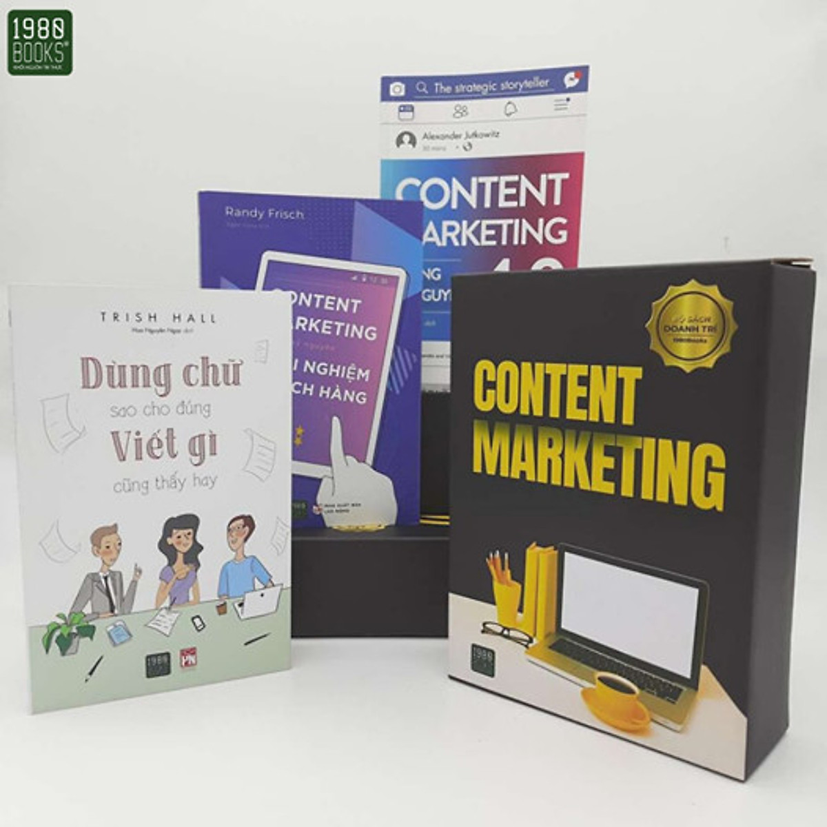 Combo 3 Cuốn Cực Hay Về Content Marketing: Content Marketing Trong Kỷ Nguyên 4.0 + Content Marketing Trong Kỷ Nguyên Trải Nghiệm Khách Hàng + Dùng Chữ Sao Cho Đúng Viết Gì Cũng Thấy Hay