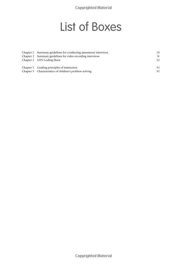 The Learning Framework In Number: Pedagogical Tools For Assessment And Instruction (Math Recovery)