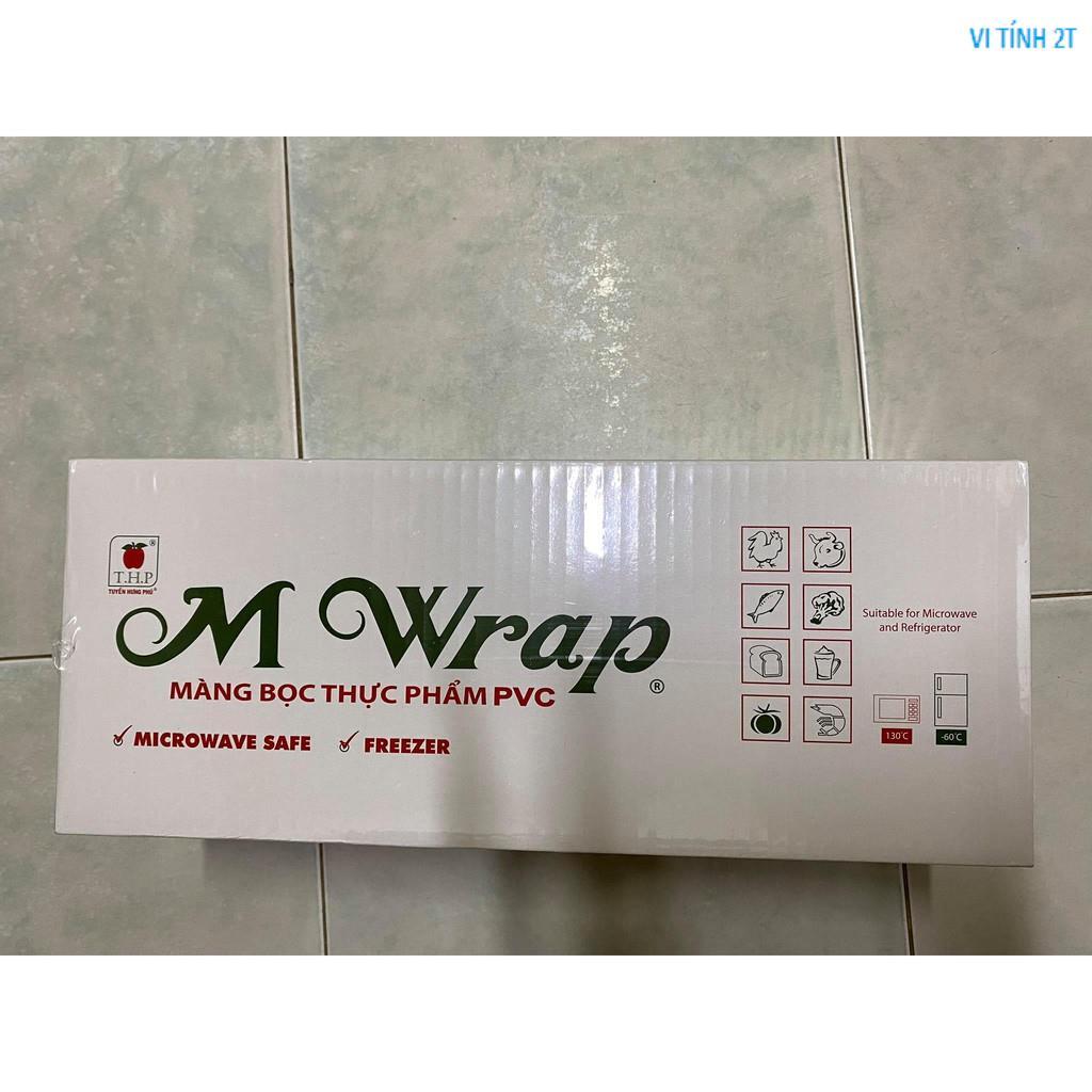 Màng bọc thực phẩm M Wrap 30cm X 600 yard  Chính hãng Tuyền Hưng Phú, bảo quản thực phẩm