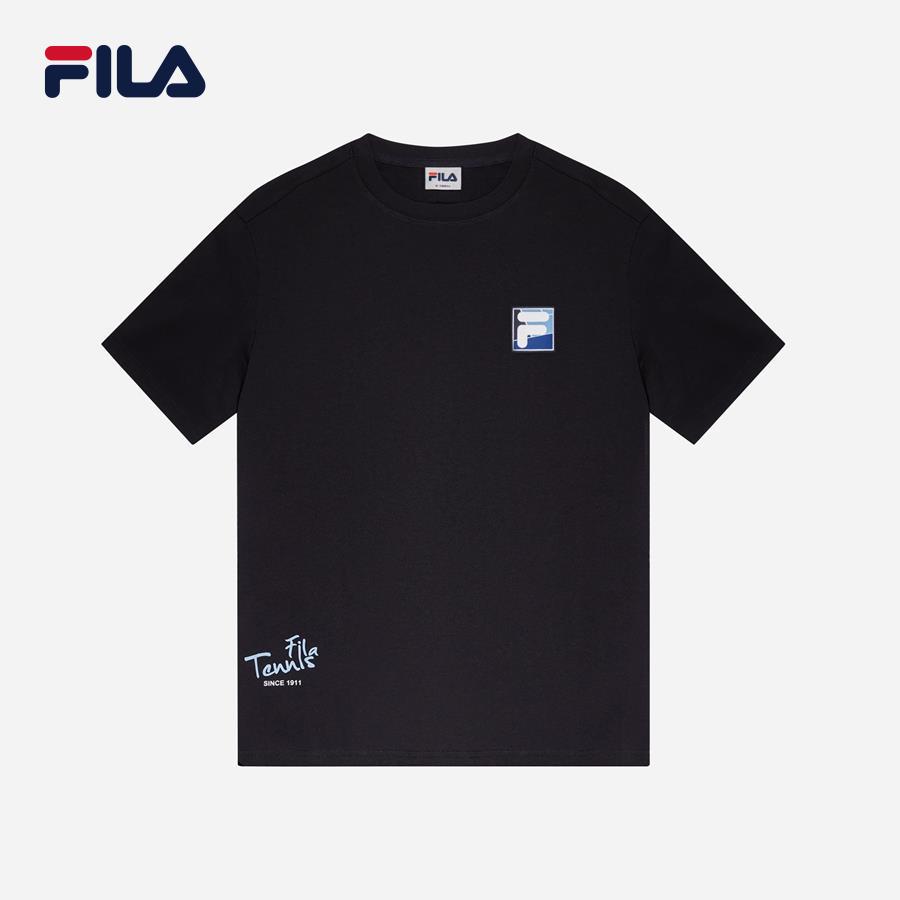 Áo thun tay ngắn thời trang unisex Fila Heritage Loose Fit - FW2RSF1007X-BLK