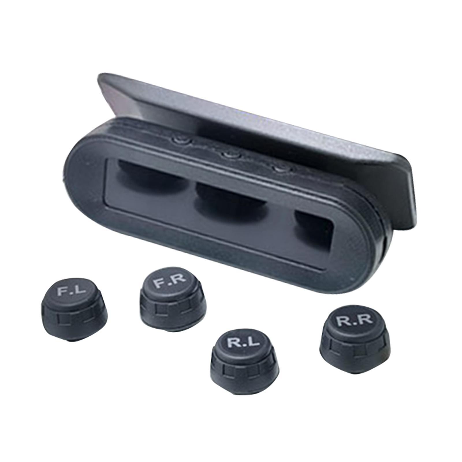 Car Universal Tire Pressure Monitor with External Sensors LCD Display Solar