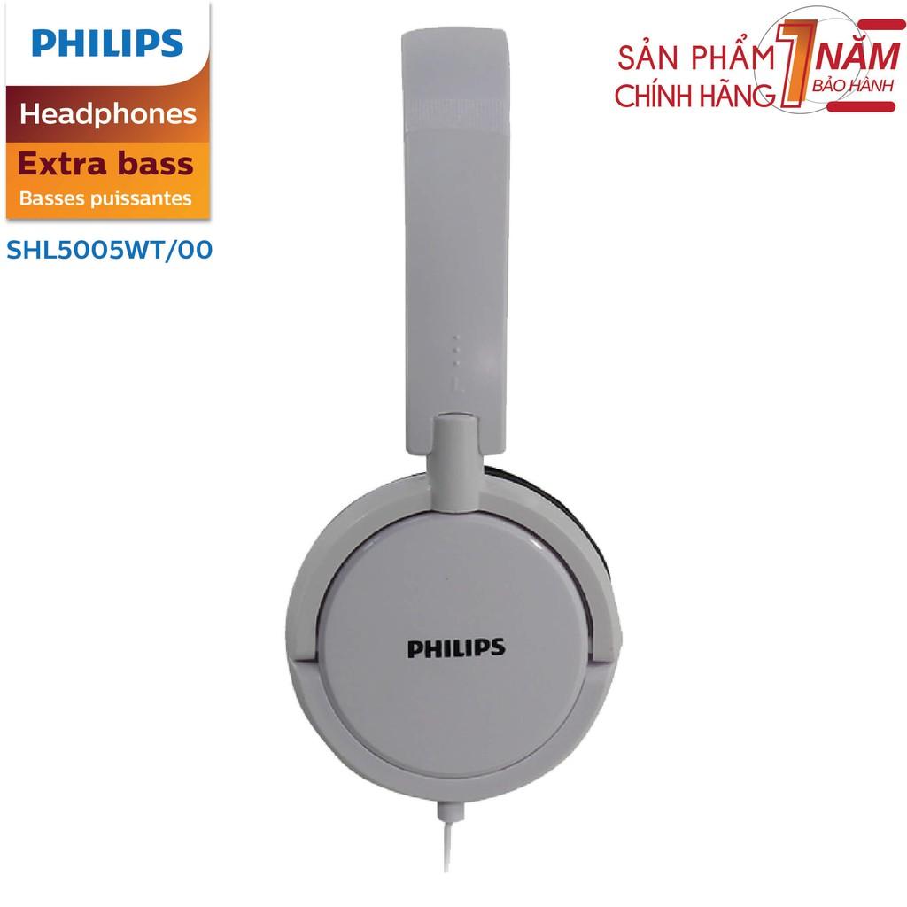 Tai nghe Philips SHL5005WT, Màu trắng - Hàng nhập khẩu