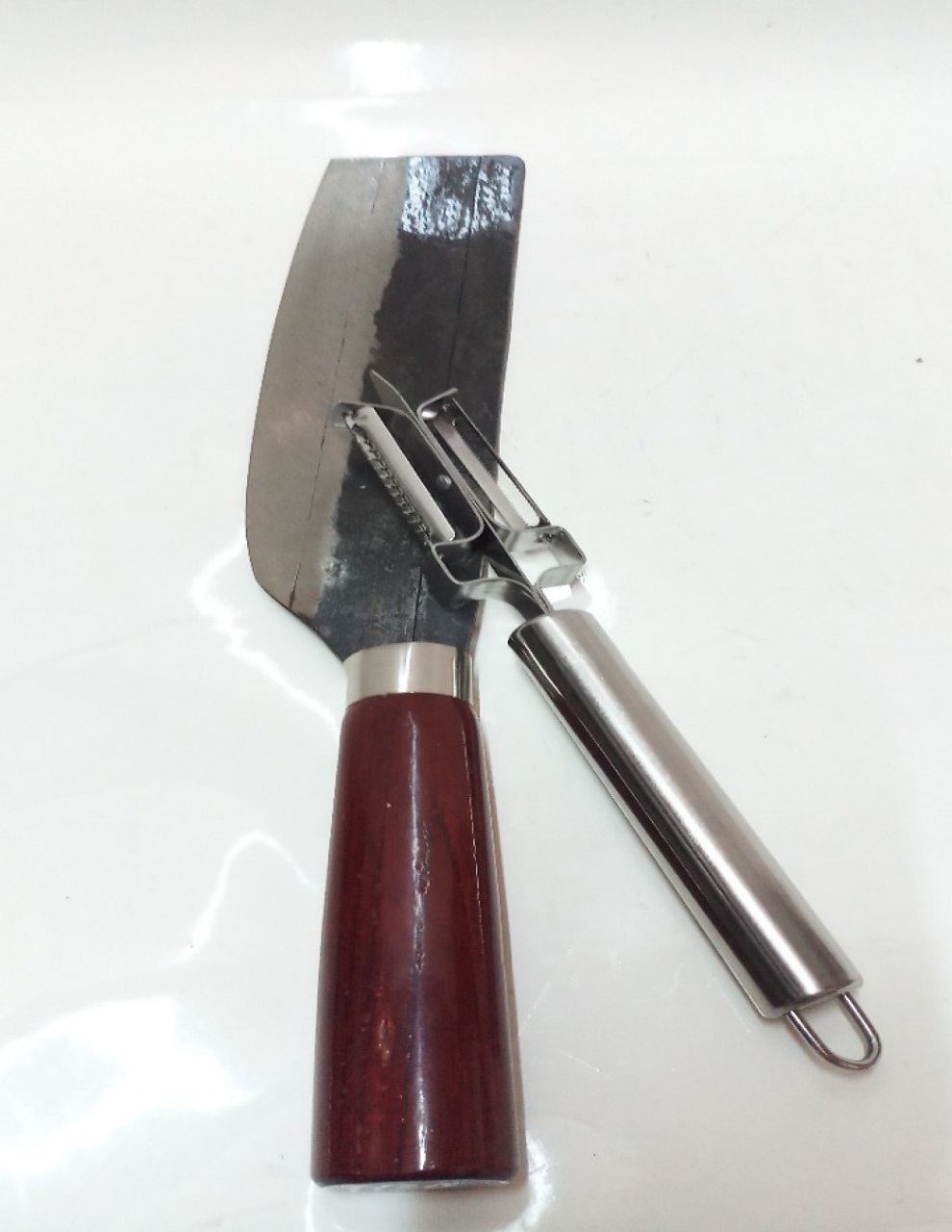 DAO THÉP NHÍP CÁN GỖ,TẶNG KÈM 1 DAO BÀO ĐA NĂNG INOX.