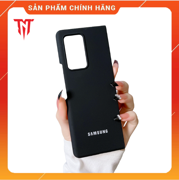 Ốp Điện Thoại Silicon Dẻo Phối Vải Flannel Bảo Vệ Cho điện thoại Samsung Galaxy Z Fold 4 3 5G- hàng nhập khẩu