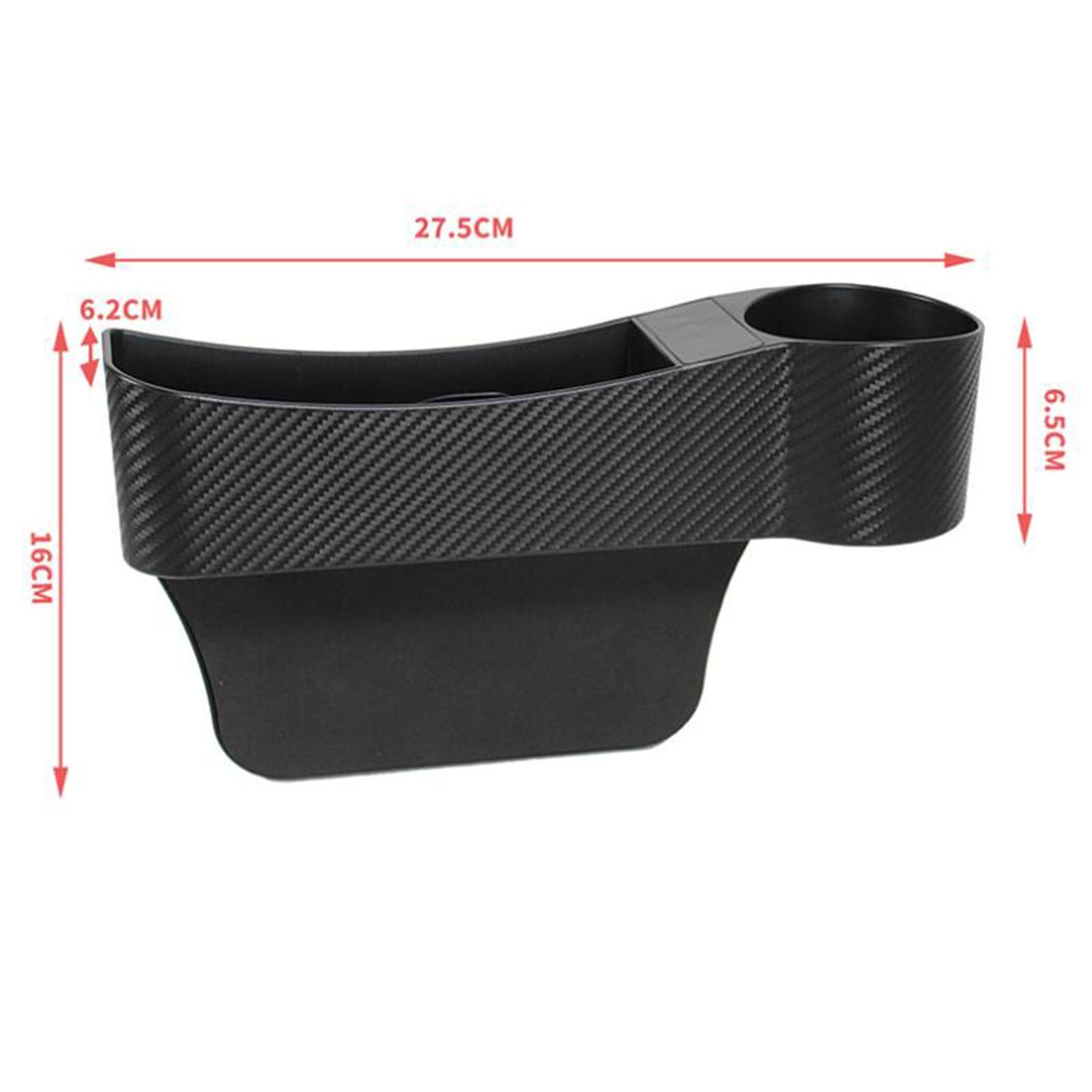 Car Seat Filler Organizer, Seat Side Storage Seat Storage Box Car Front Seat Accessories for Holding Phone, Glasses