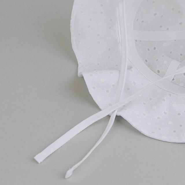 Mũ Cotton Rộng Vành Xinh Xắn Bé Gái (1-3 tuổi