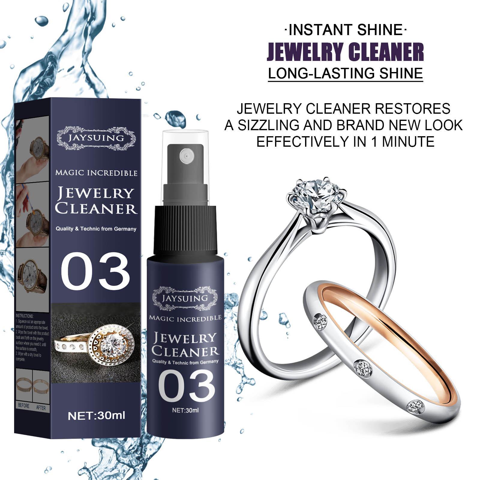 Jewelry Cleaner Jewelry Cleaning Cleaning solution Tarnish Remover for Watch Necklace