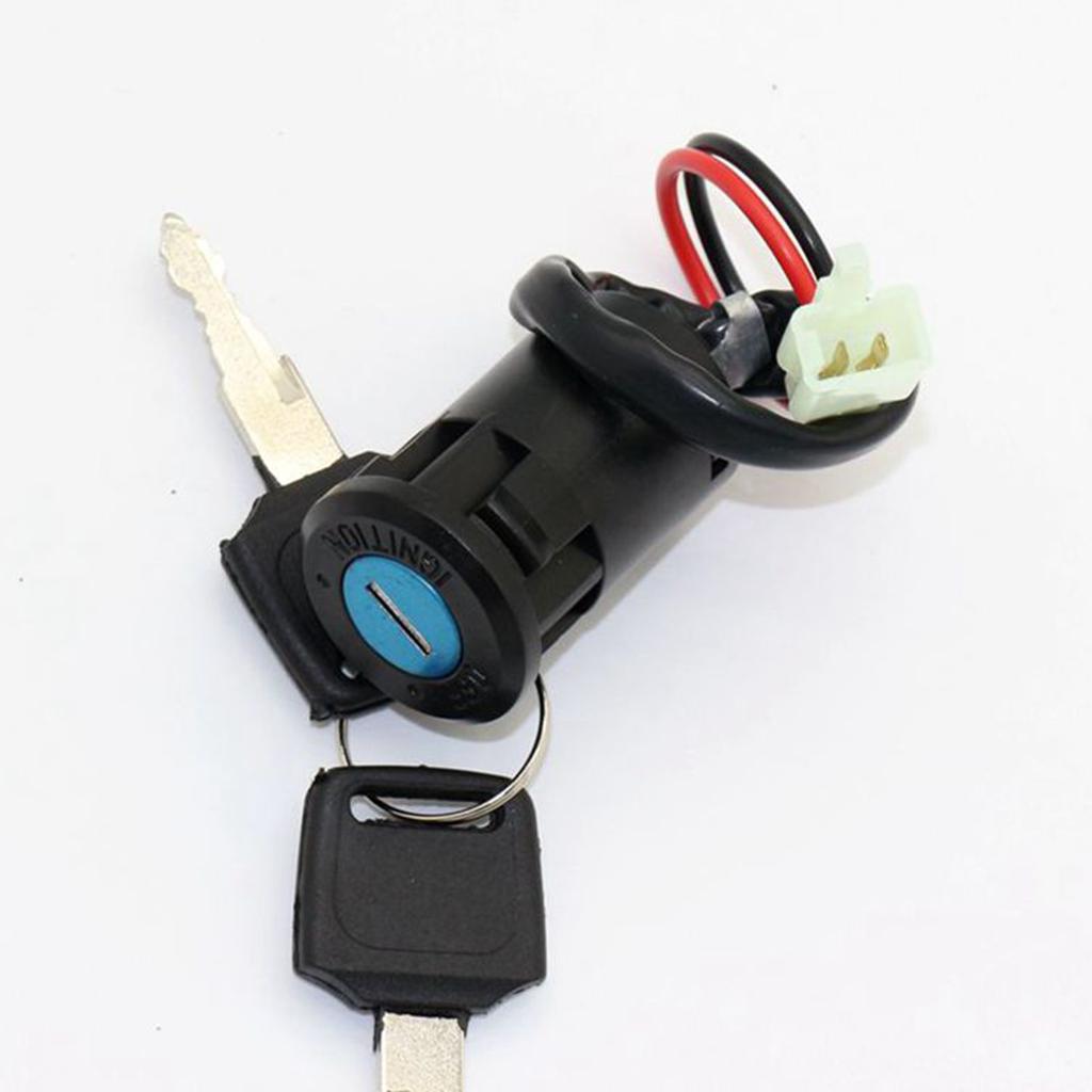 Electric 2 Wire Ignition Key for ATV Dirt Scooter Kart Bike