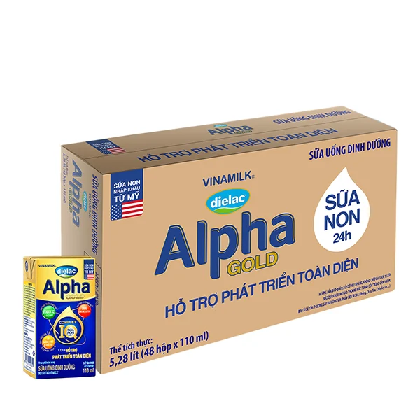 COMBO 48 HỘP SỮA BỘT PHA SẴN DIELAC ALPHA GOLD IQ