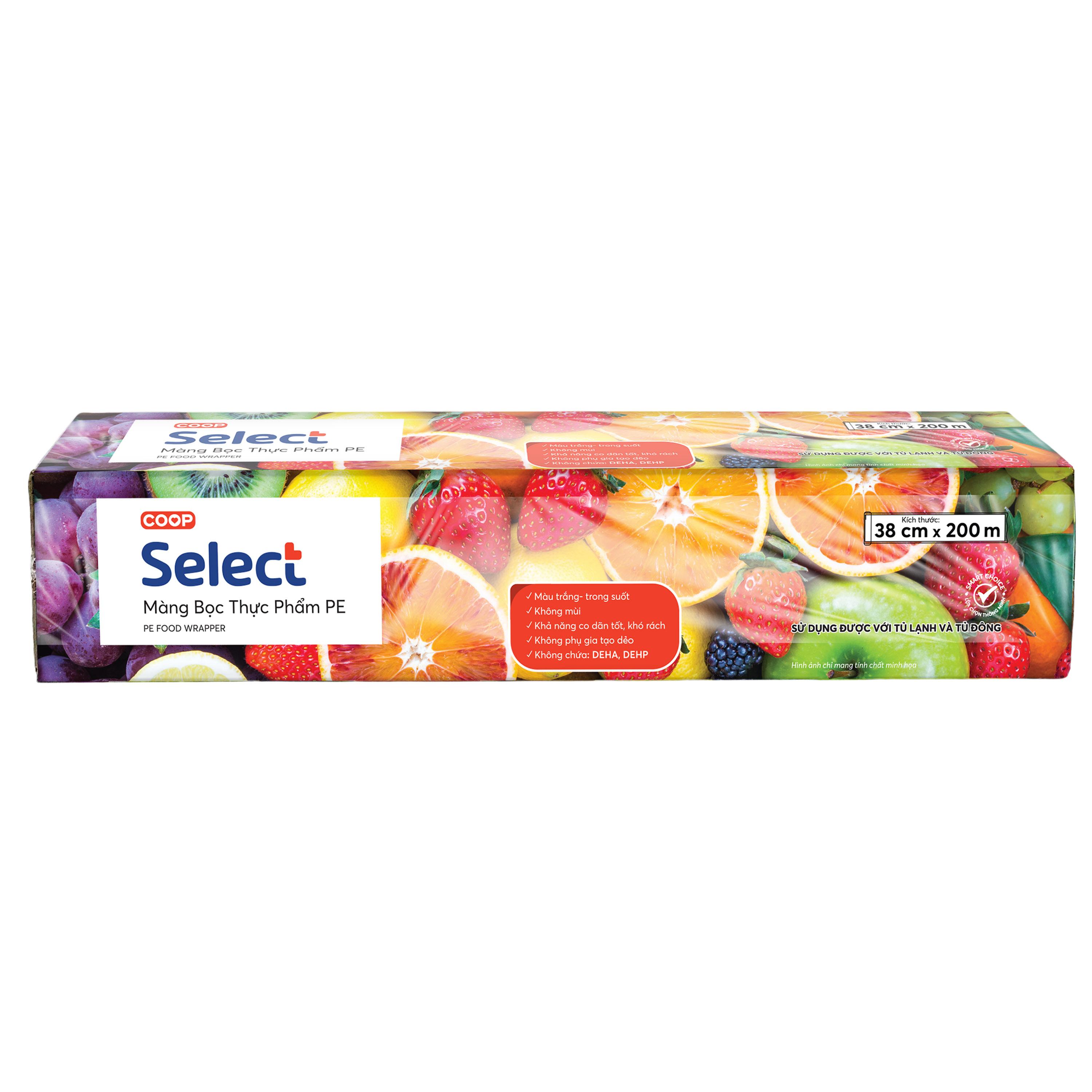 Màng bọc thực phẩm PE Co.op Select 0.38x200-HC-3557667