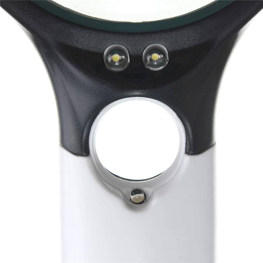 Kính lúp cầm tay Magnifier có 3 Đèn Led