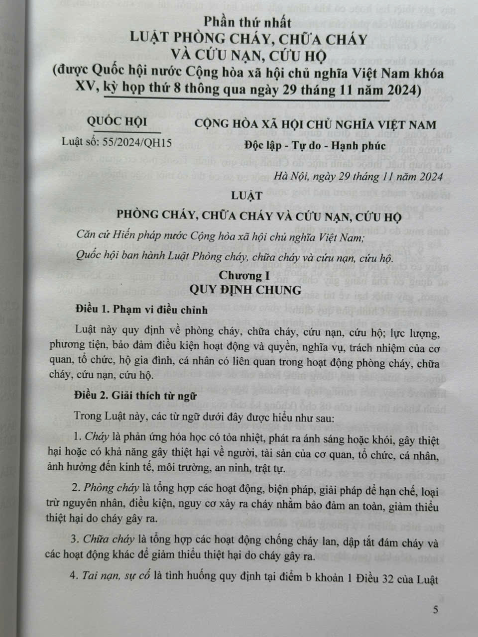 Sách Luật Phòng Cháy, Chữa Cháy Và Cứu Nạn Cứu Hộ - Quy Định Pháp Luật Về Công Tác Cứu Nạn, Cứu Hộ Của Lực Lượng Phòng Cháy Và Chữa Cháy (V2550T)