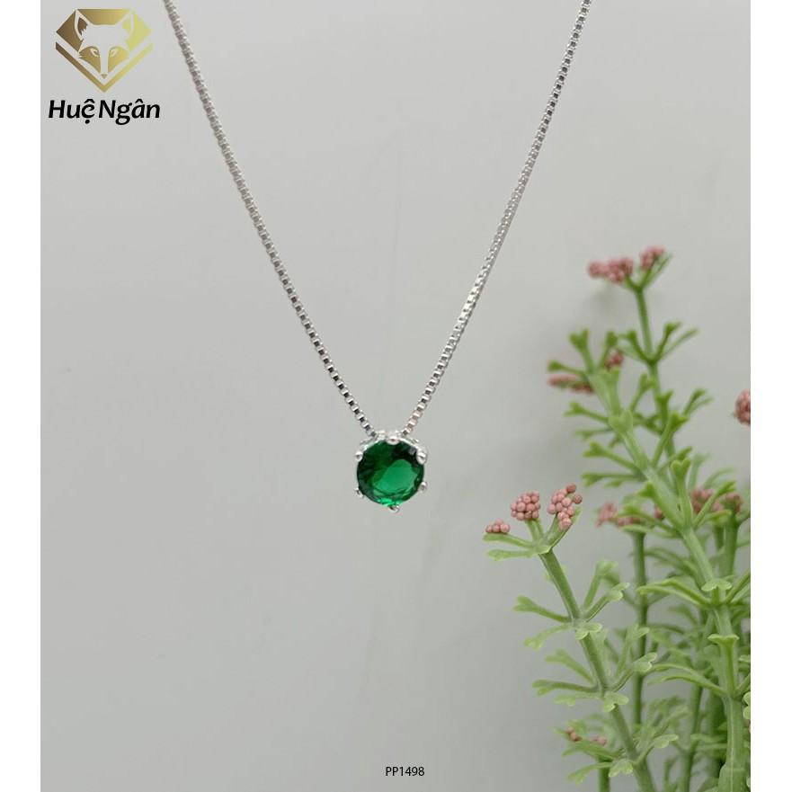 Dây chuyền bạc Ý 925 Huệ Ngân -Nụ đá PP1498