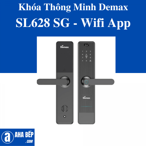 Khóa Thông Minh Demax SL628 SG - Wifi App. Hàng Chính Hãng