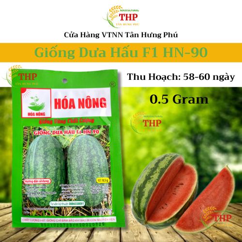 Hạt giống Dưa Hấu F1 HN-90 gói 0.5gr